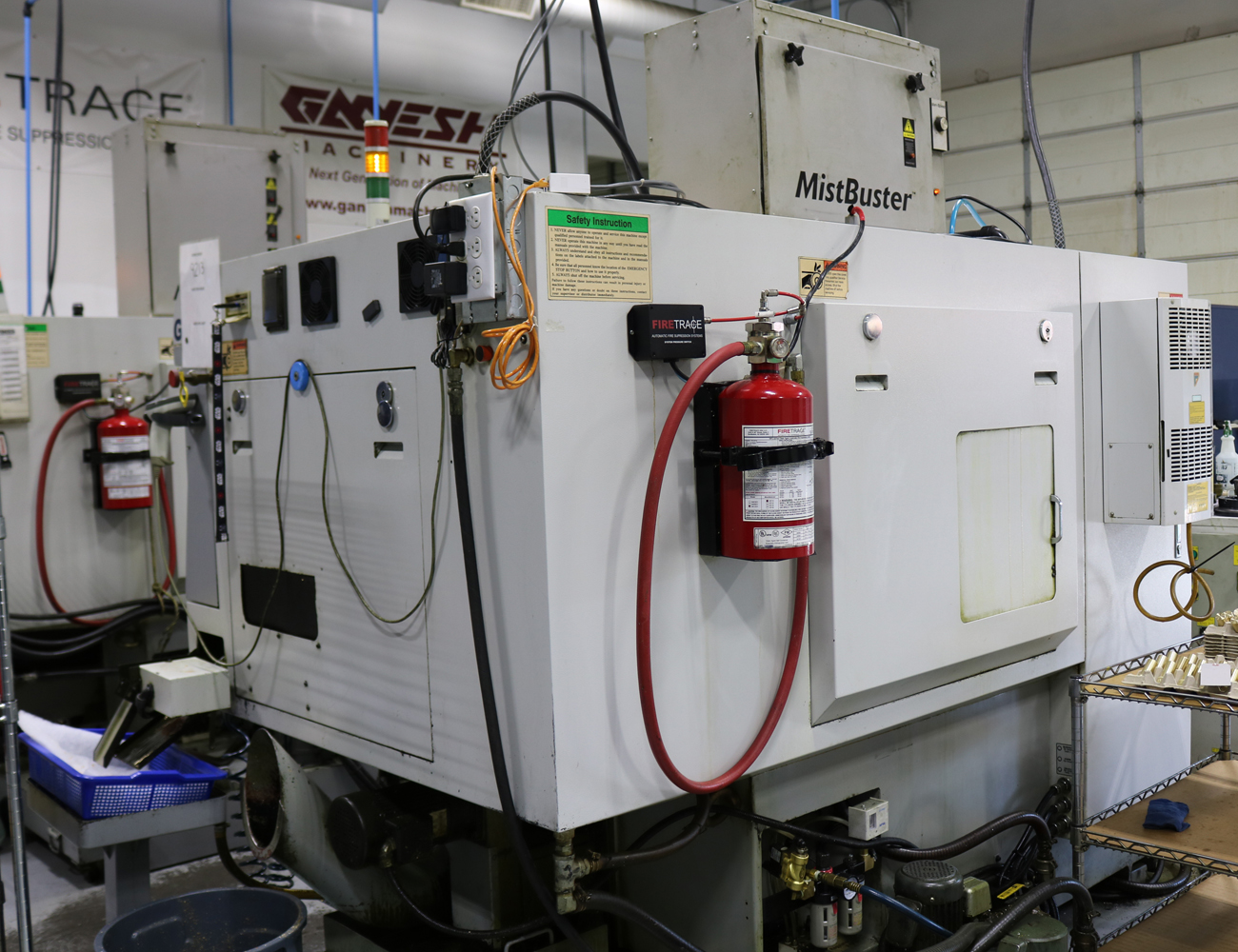 EDM and CNC Machine Fire Protection Comparing Your Options